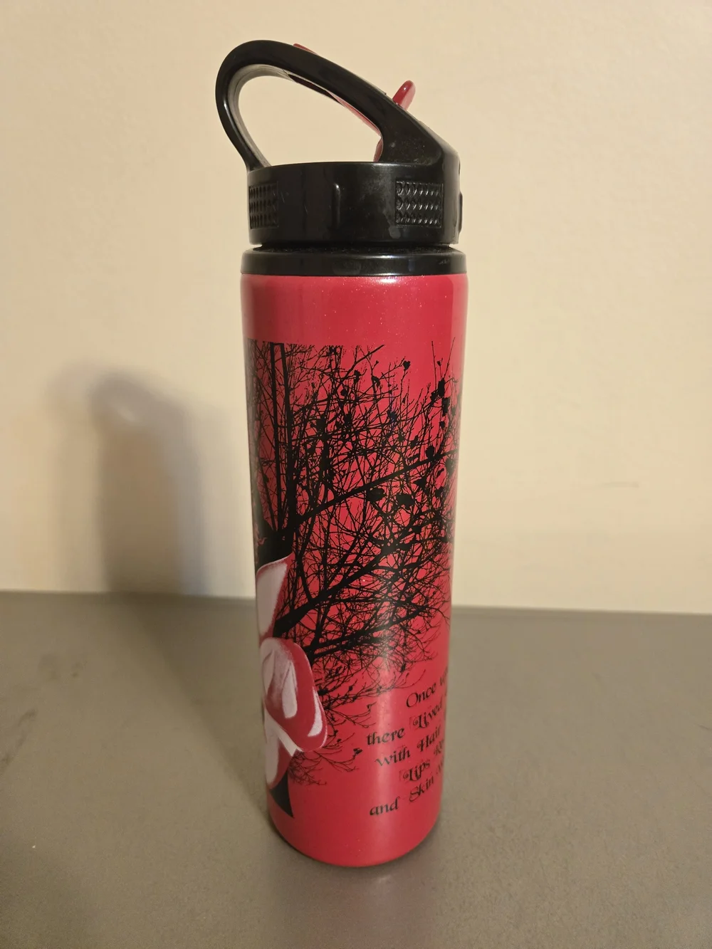 Disney Store Snow White Stainless Steel 26oz Water Bottle
